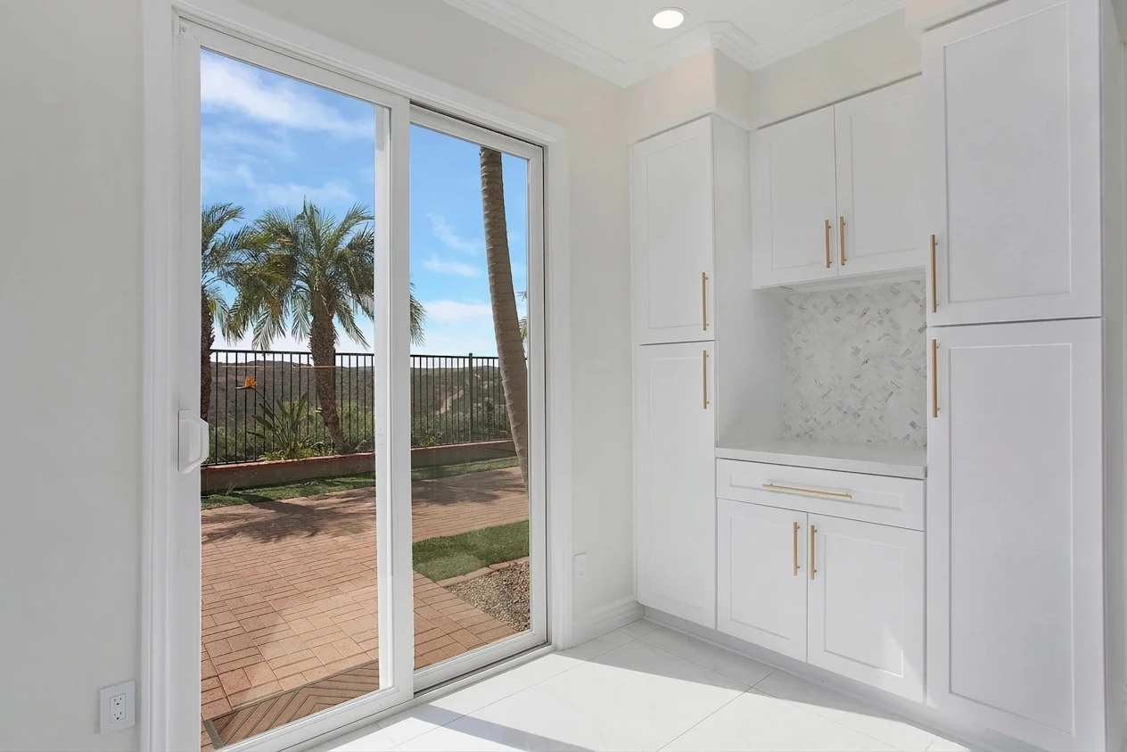 Luxury custom home — built-in cabinetry and hillside view, Aliso Viejo, Avorino